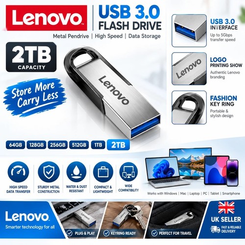 Lenovo 2tb usb - usb, flash