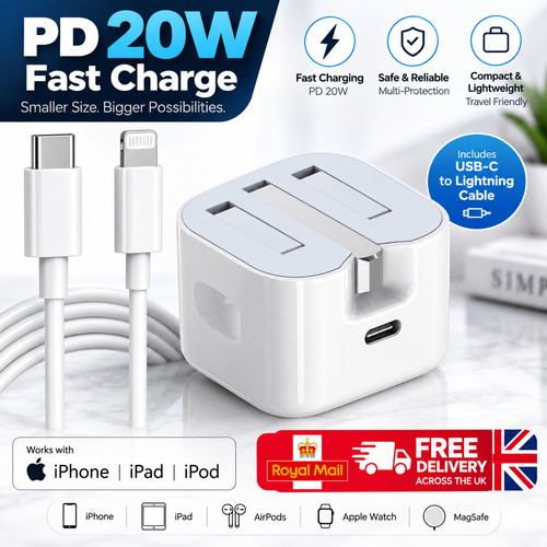 Fast 20w usb plug - usb-c, charger