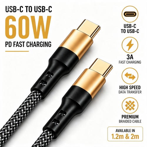Usb cable pd - pd, 60w
