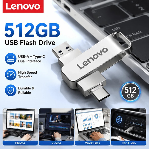 Lenovo 512gb usb type - usb, type-c